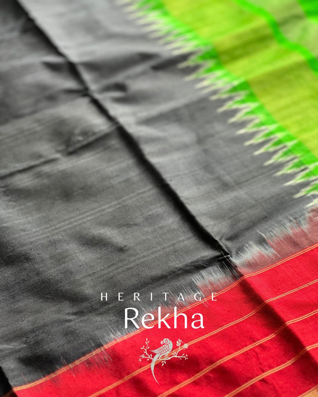 Rekha Heritage Pochampally Ikat Silk Dupatta