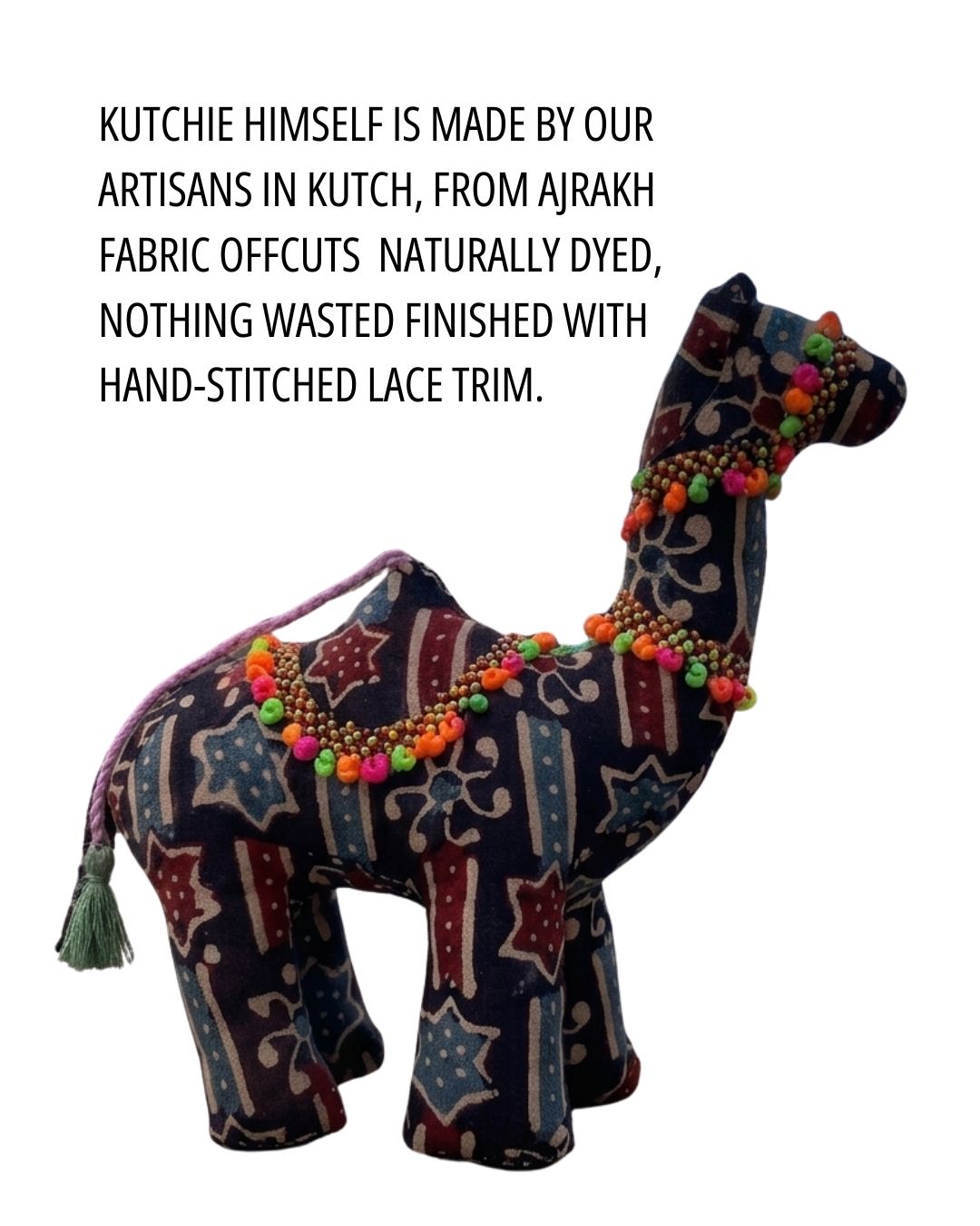 Kutchie - The Handcrafted Ajrakh Camel - HOAN