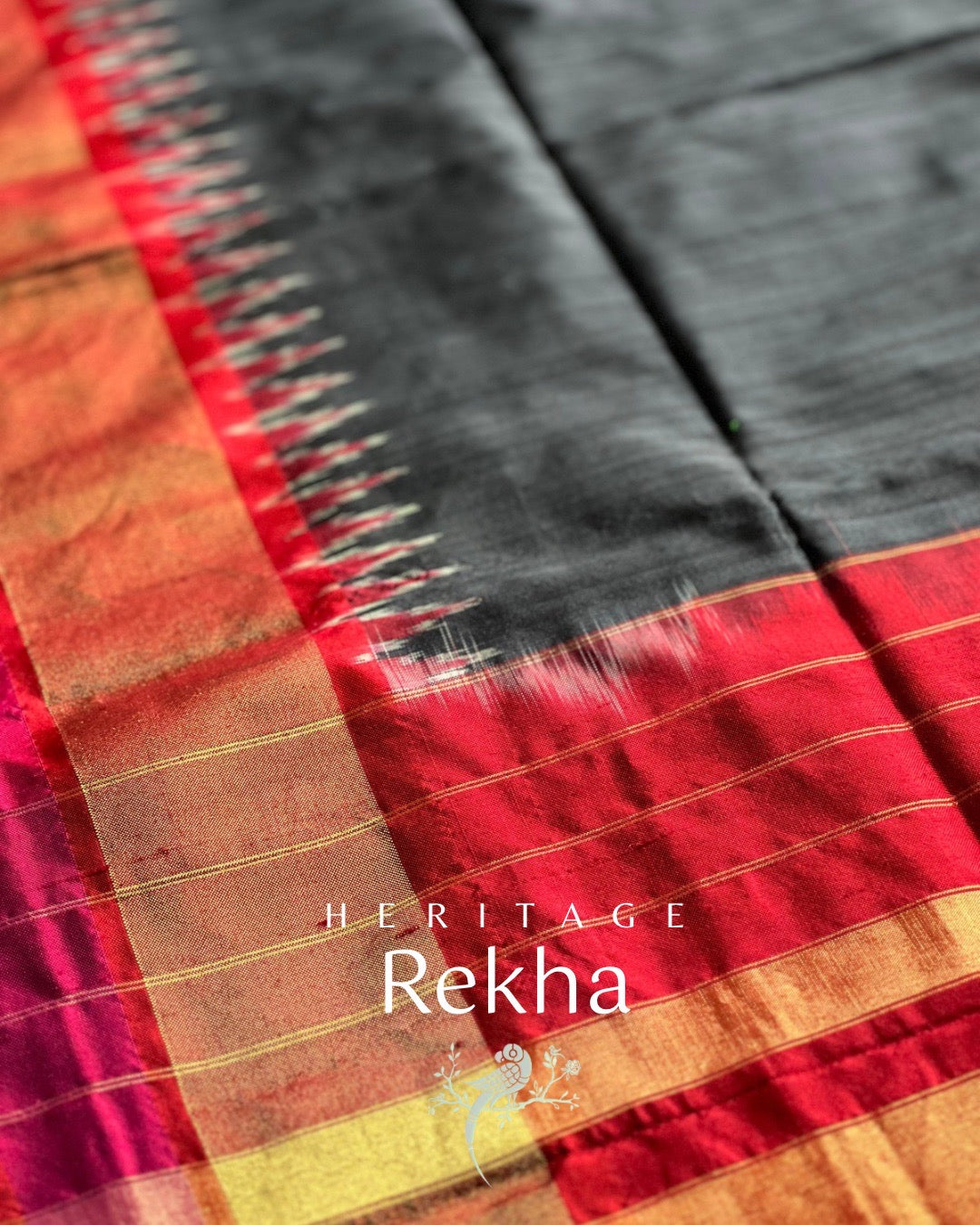 Rekha Silk Pochampally Dupatta