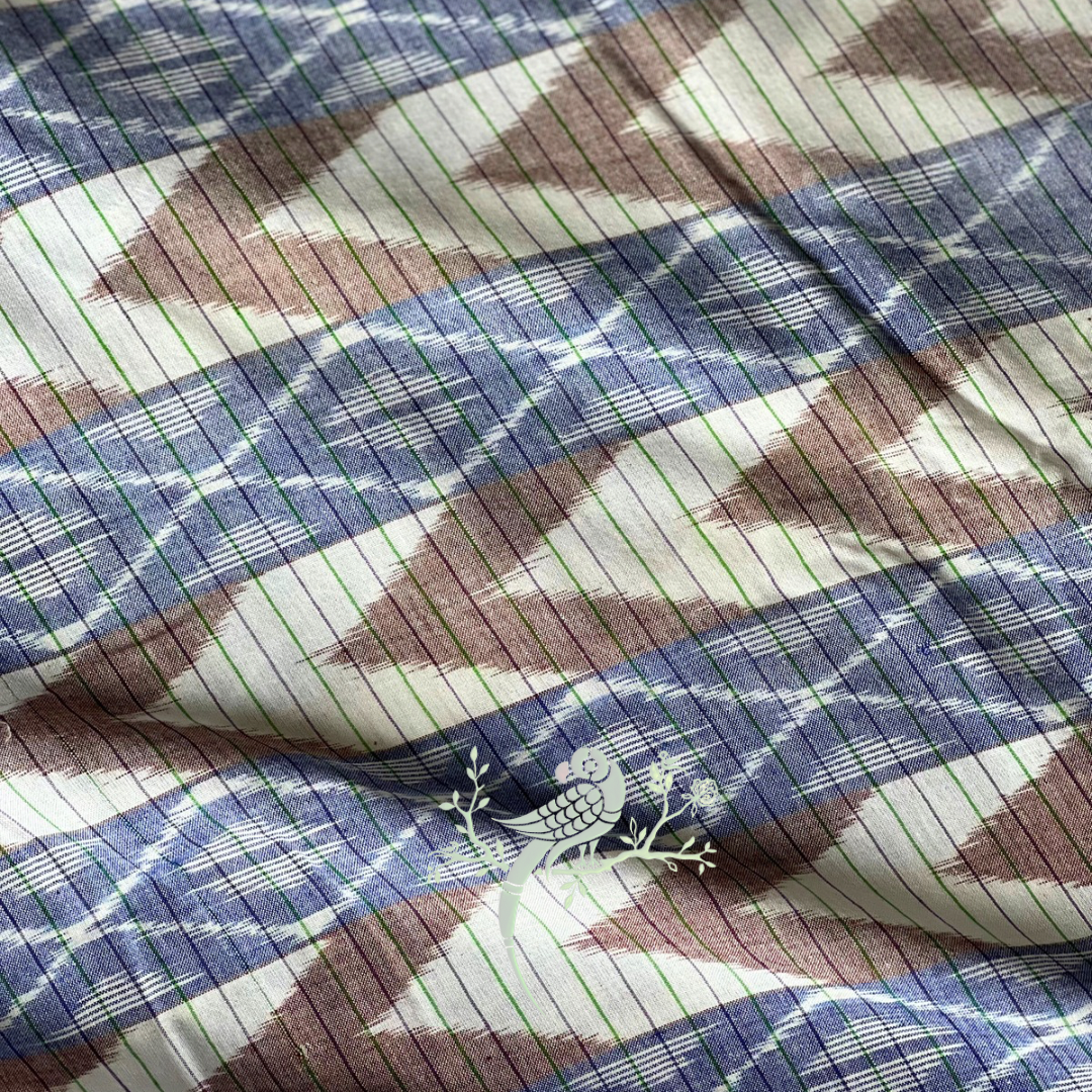 Gange Sambhalpuri Ikat Fabric - Bloc a Main India