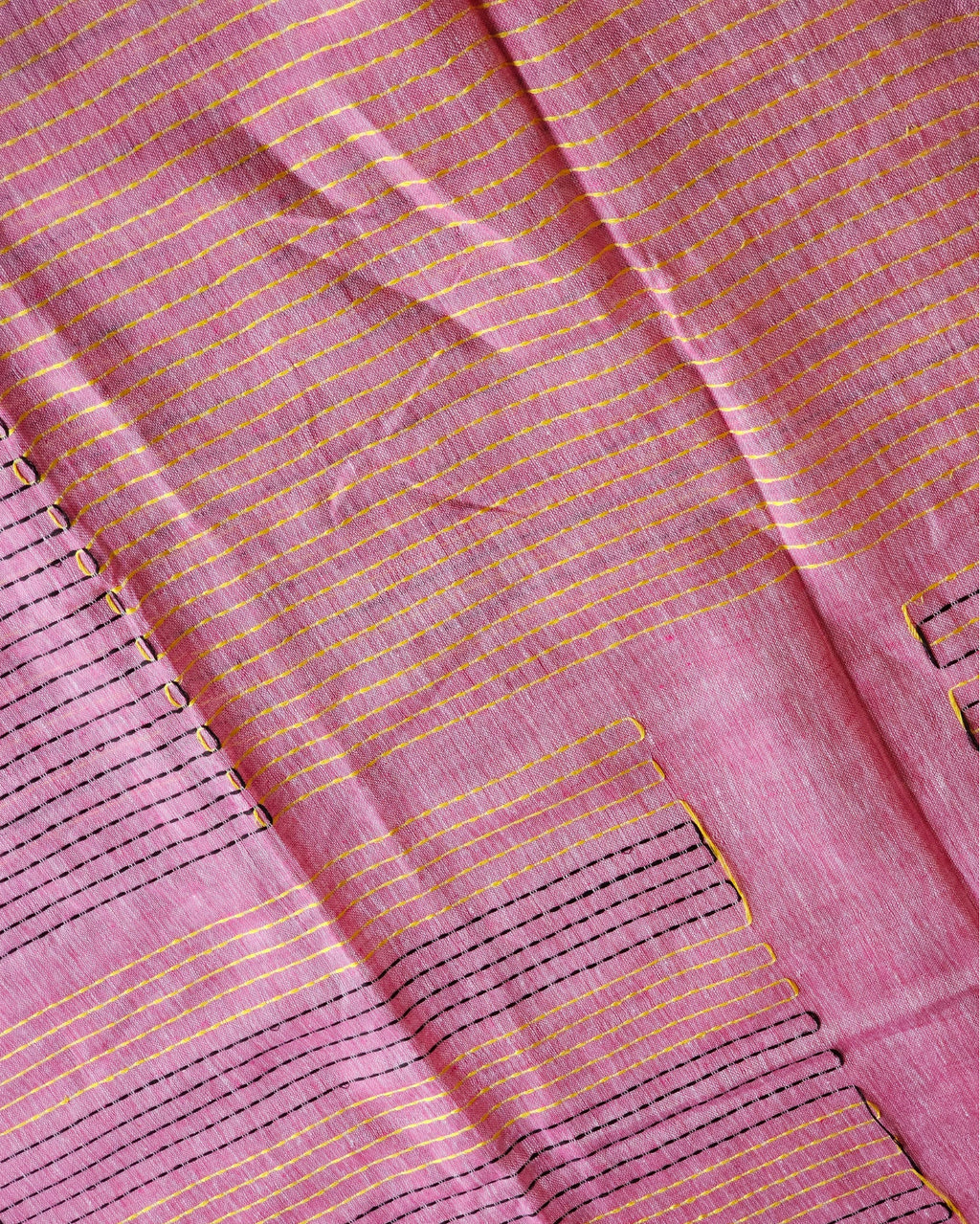 KanthaLinen Saree - House of Amayra