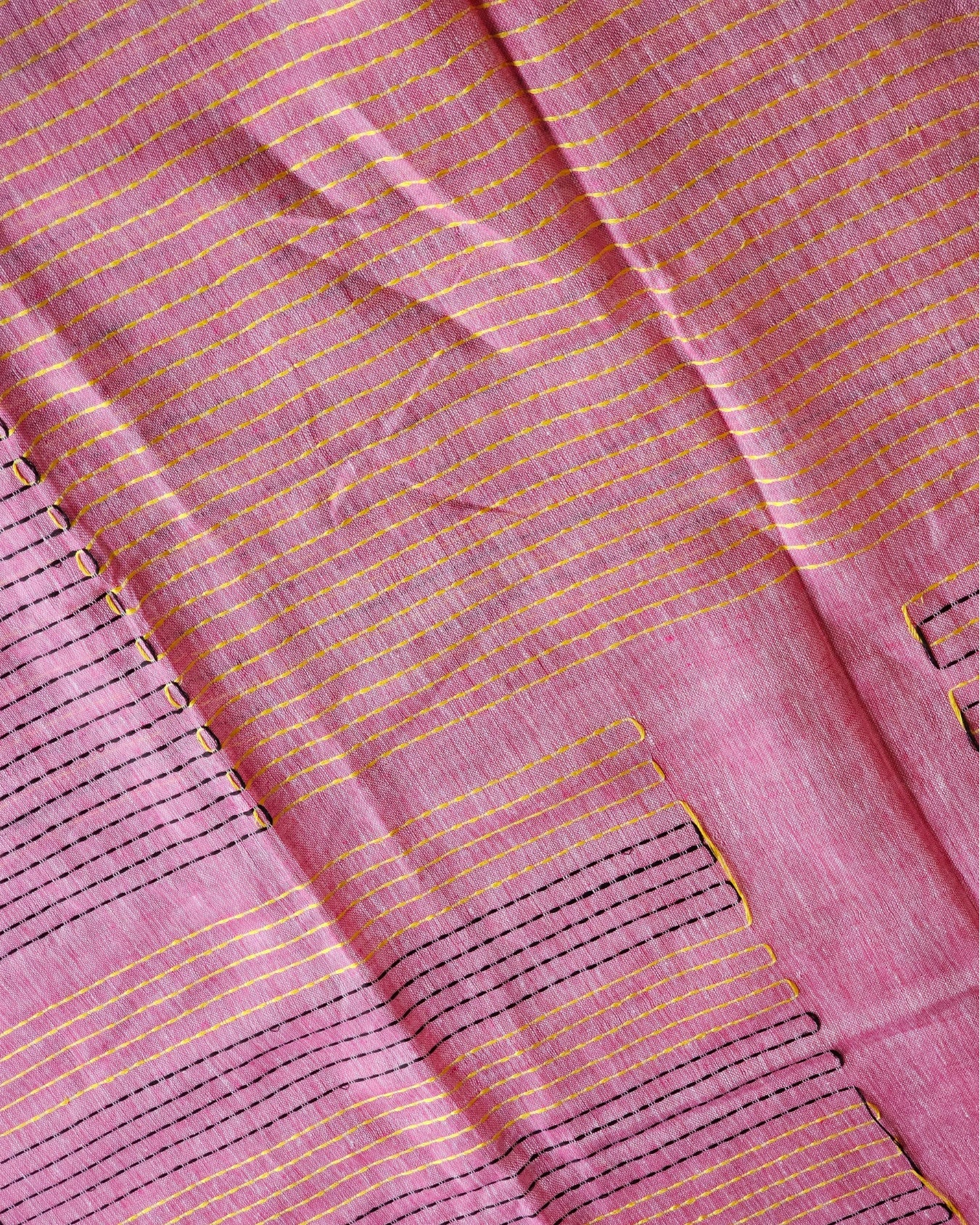 KanthaLinen Saree - House of Amayra