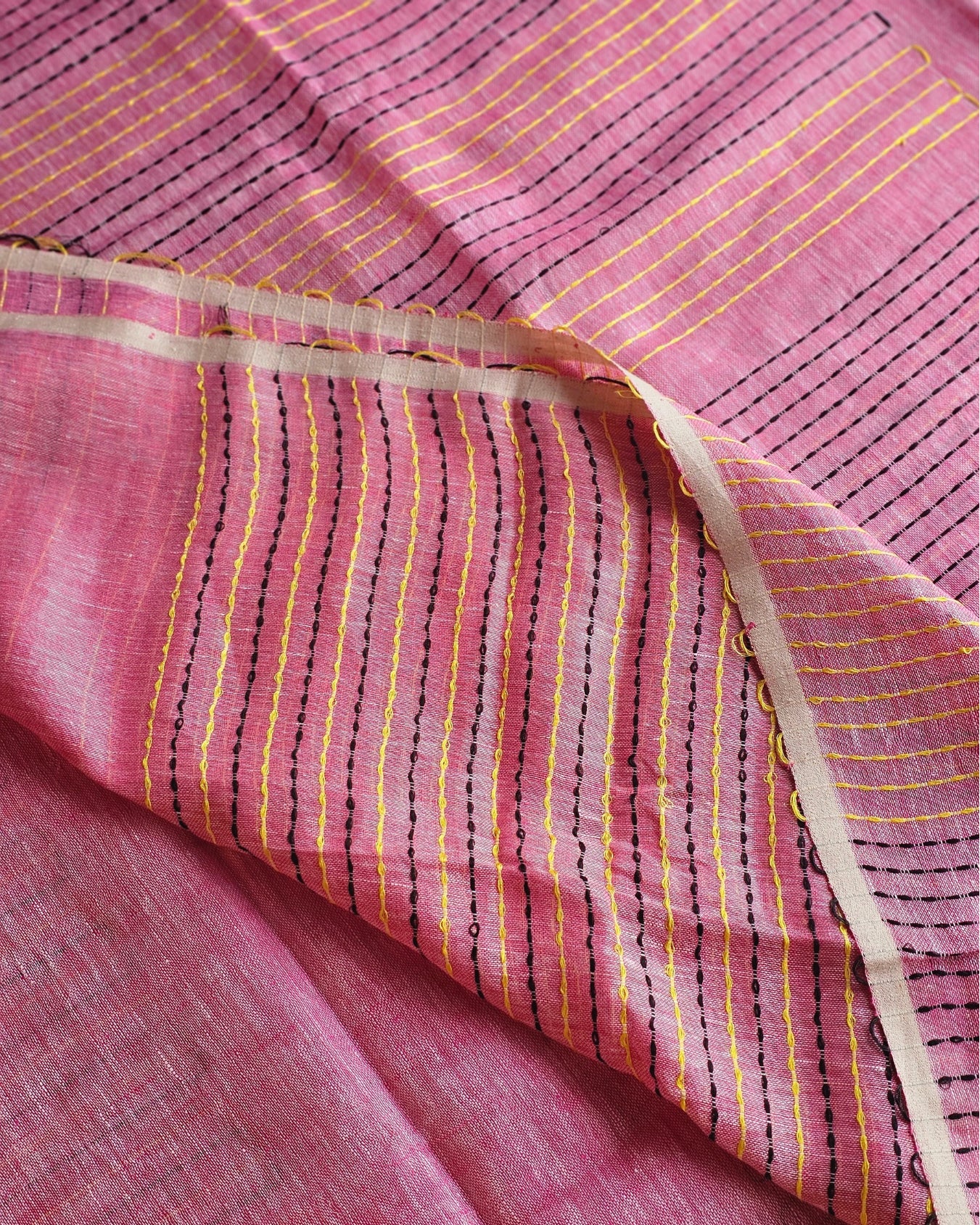 KanthaLinen Saree - House of Amayra