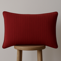Arunya Cotton Cushion Cover – Handwoven12x18 Lumbar by Bloc à Main
