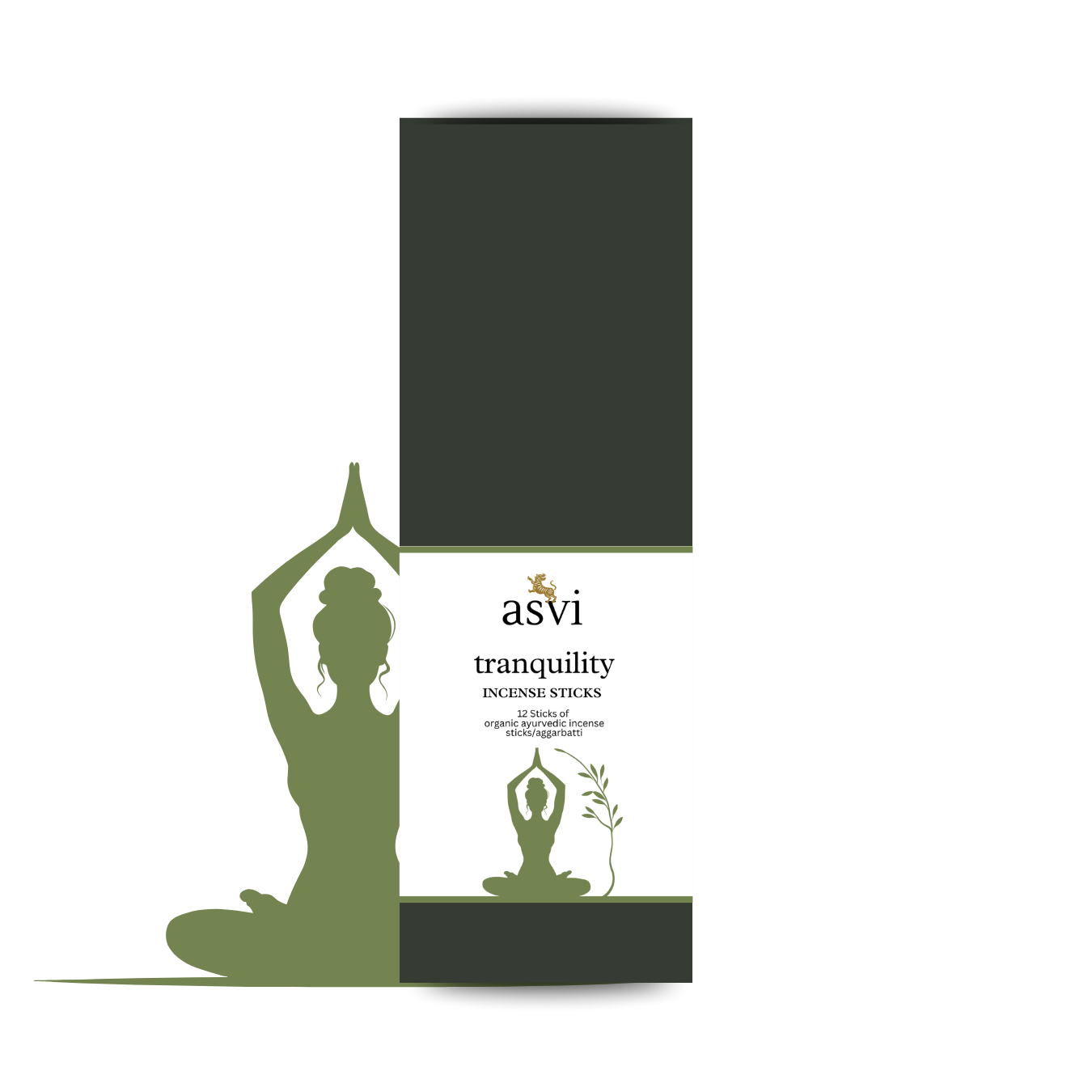 Calm & Tranquility - Organic Therapeutic Incense Stick - The Calm Blend - Asvi Incense