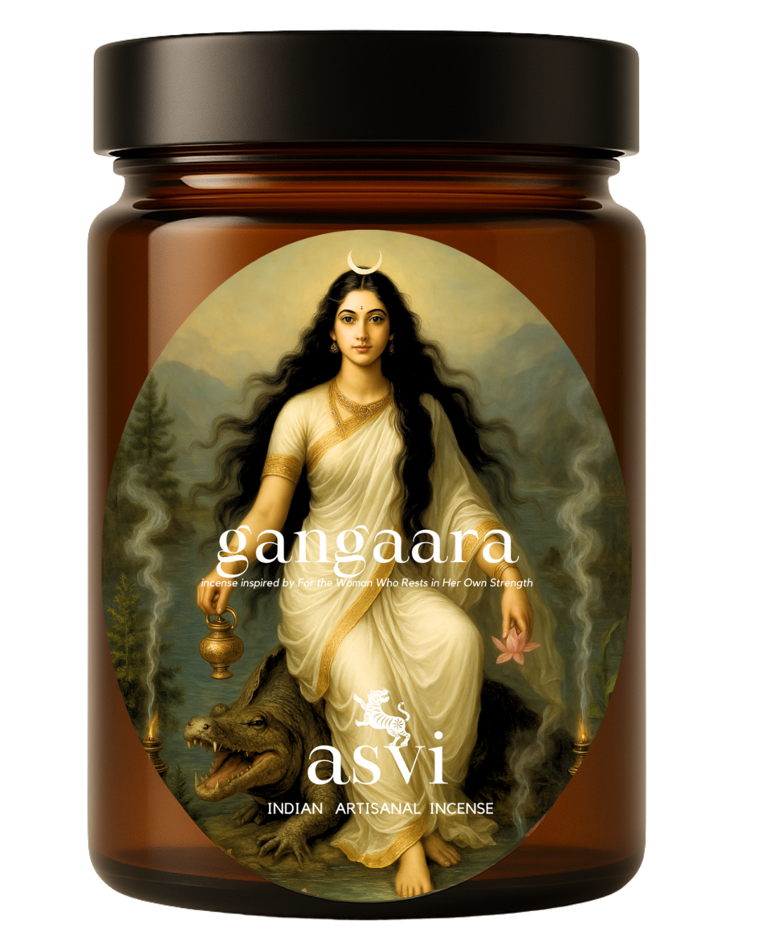 Gangaara - Women of Mythology Incense Cones - Asvi Incense - 30 cones - 100% Organic Essential Oils