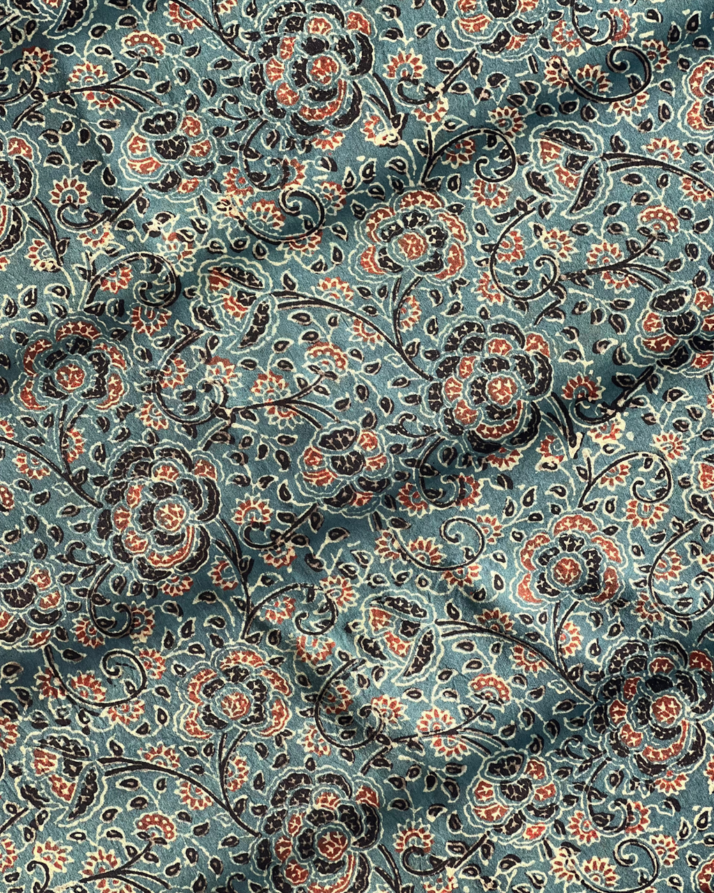 Farida Ajrakh Fabric - Yardage by Asvi Atelier - House of Amayra