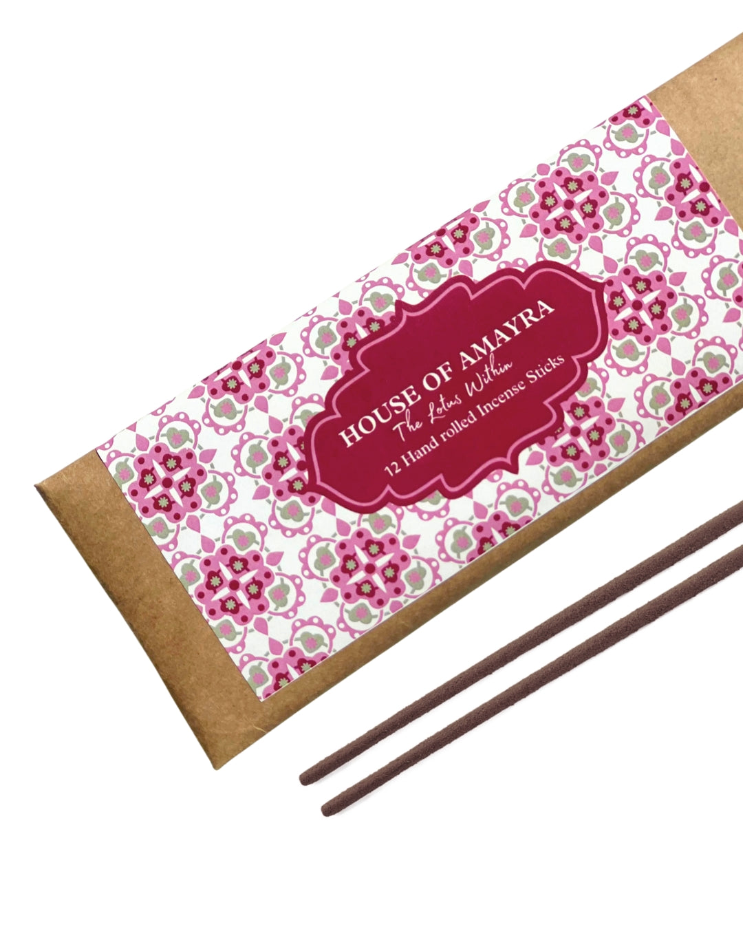 The Blooming Lotus Incense Sticks - Lotus & Nagchampa - House of Amayra - 12 Sticks