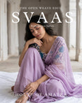 Lavender Bloom Kota Cotton with Pen Kalamkari Silk Blouse - Summer Saree - House of Amayra