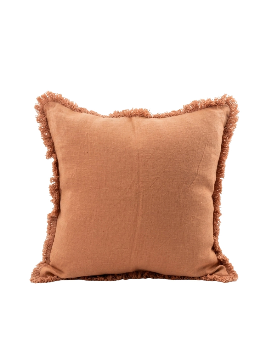 Plain Coral Cushion Cover - 18X18 inch - House of Amayra