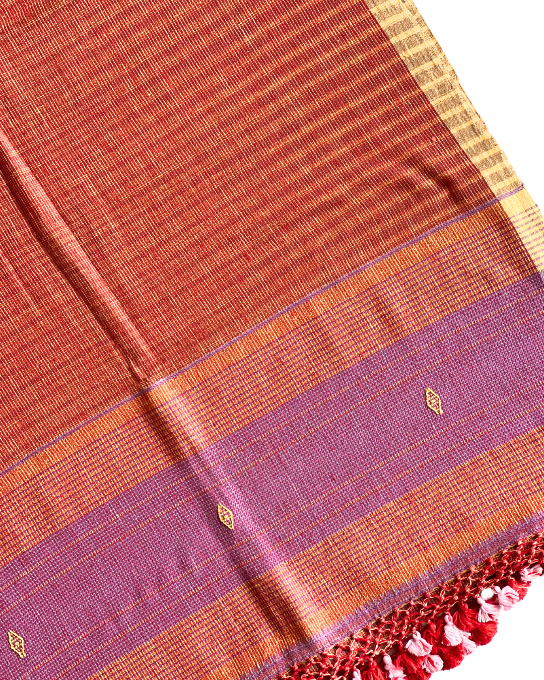 Bhu Kala Cotton Bhujodi Weave Stole - HOAN