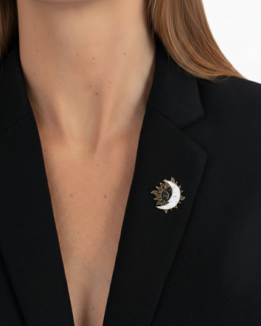 The Yin & Yang - Navagraha Enamel Pin - House of Amayra