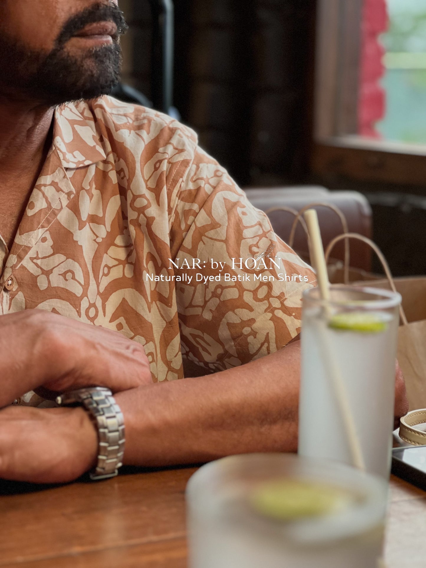 GIRI Naturally Dyed Batik Shirt - COMFORT FIT - HOAN