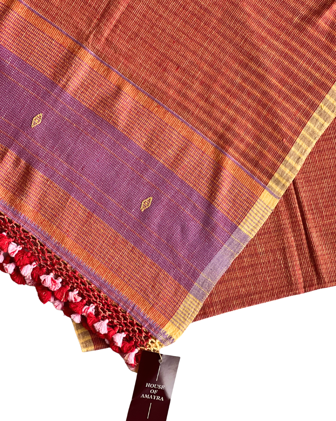 Bhu Kala Cotton Bhujodi Weave Stole - HOAN