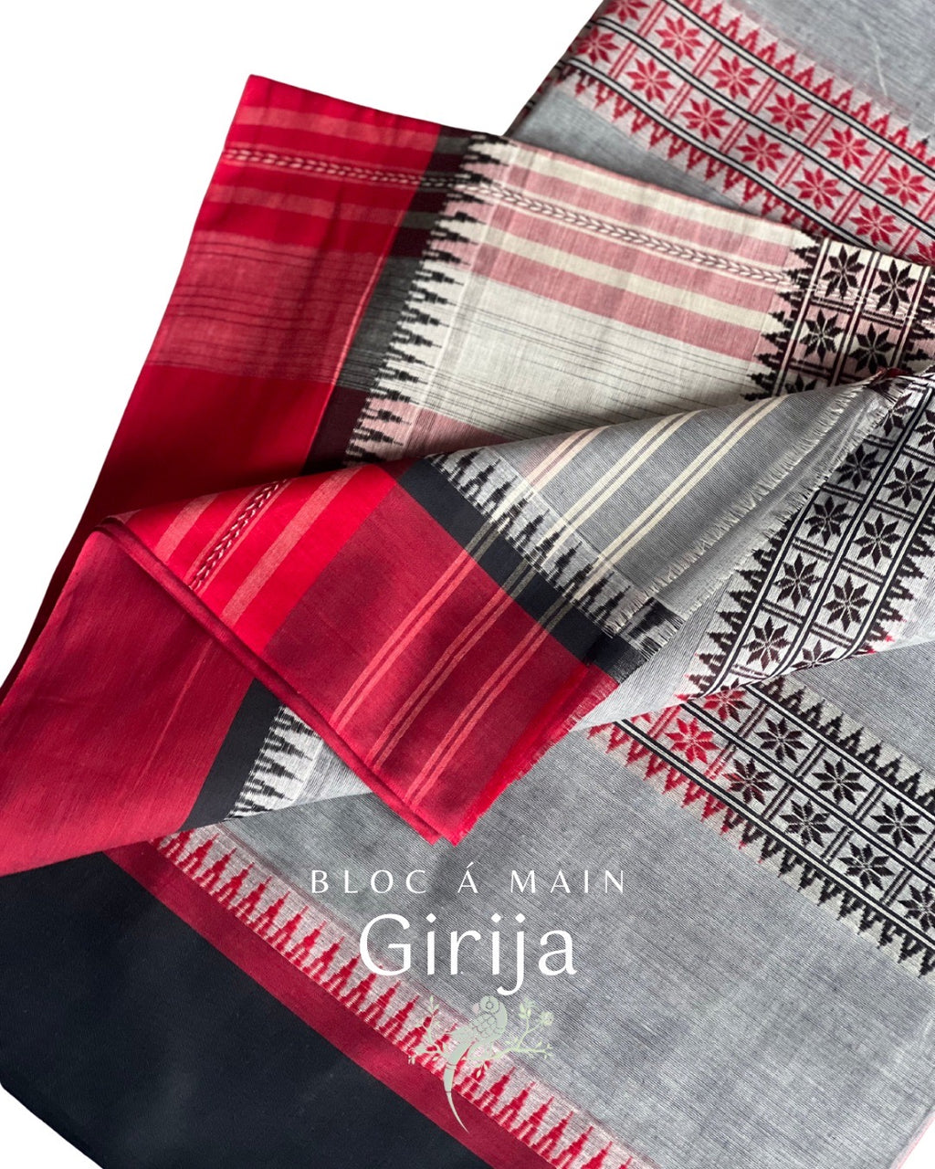 Girija Cotton Begumpuri Saree by Asvi Atelier