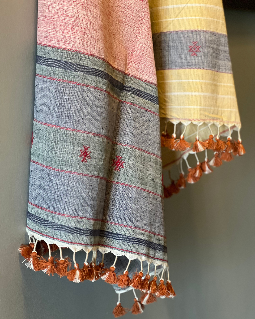 Vrinda Kala Cotton Bhujodi Weave Stole DESIGNER EDIT - HOAN
