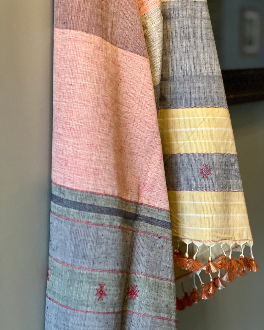 Vrinda Kala Cotton Bhujodi Weave Stole DESIGNER EDIT - HOAN
