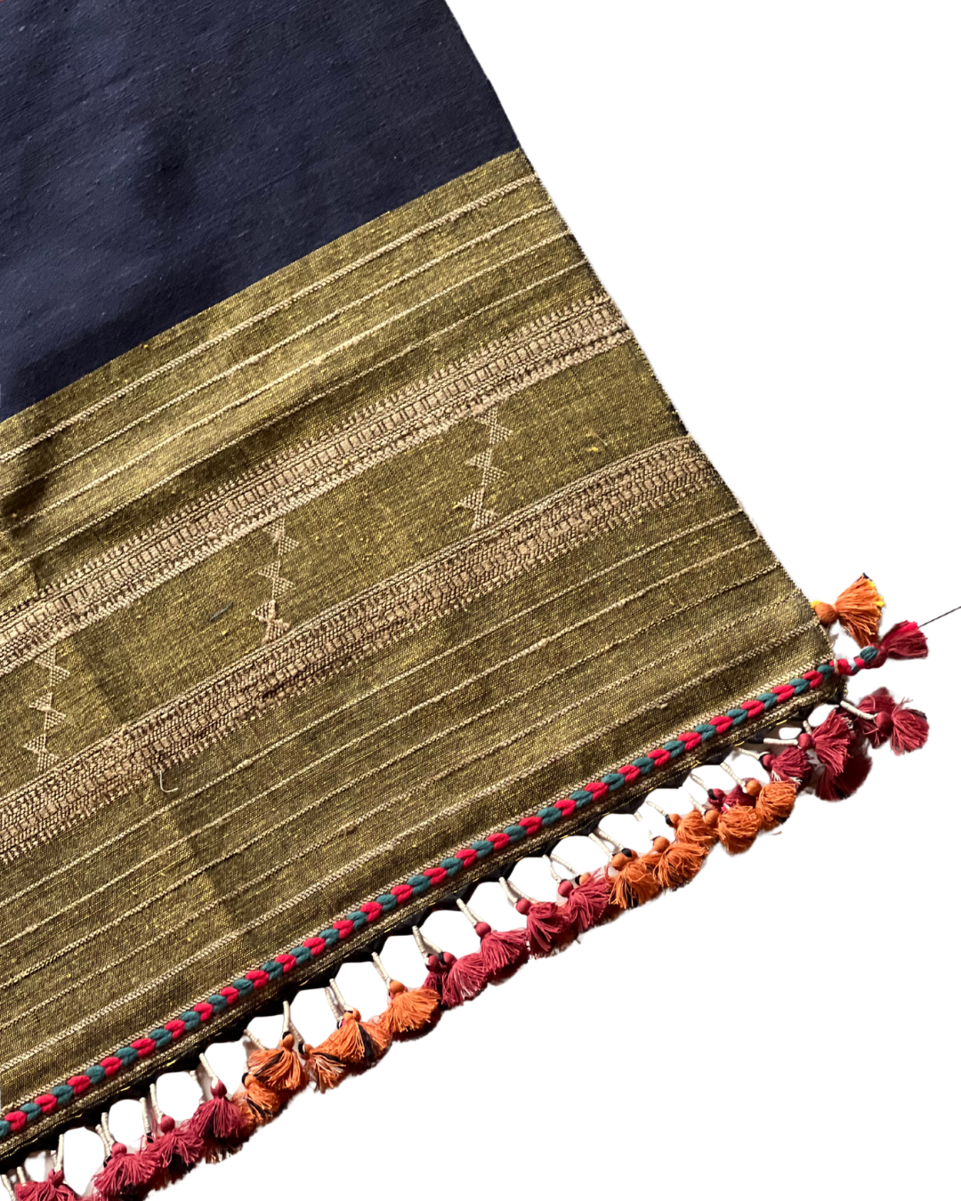 Kanha Kala Cotton Bhujodi Weave Stole DESIGNER EDIT - HOAN