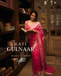 Rati Gulnaar Pure Chanderi Silk Saree by Asvi Atelier