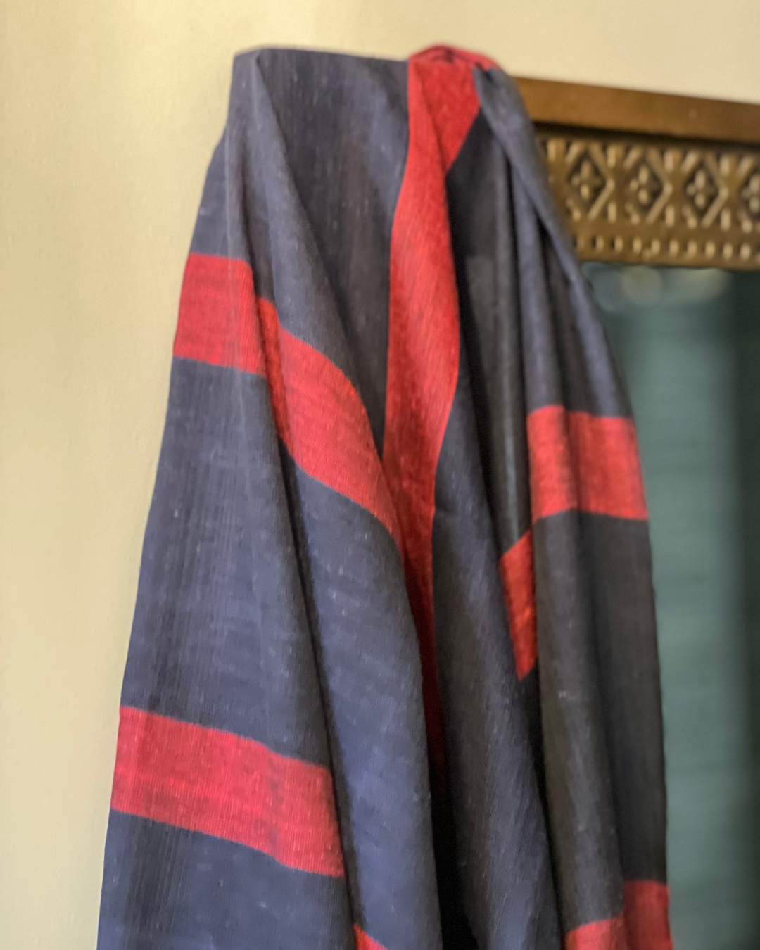 Kanha Kala Cotton Bhujodi Weave Stole DESIGNER EDIT - HOAN