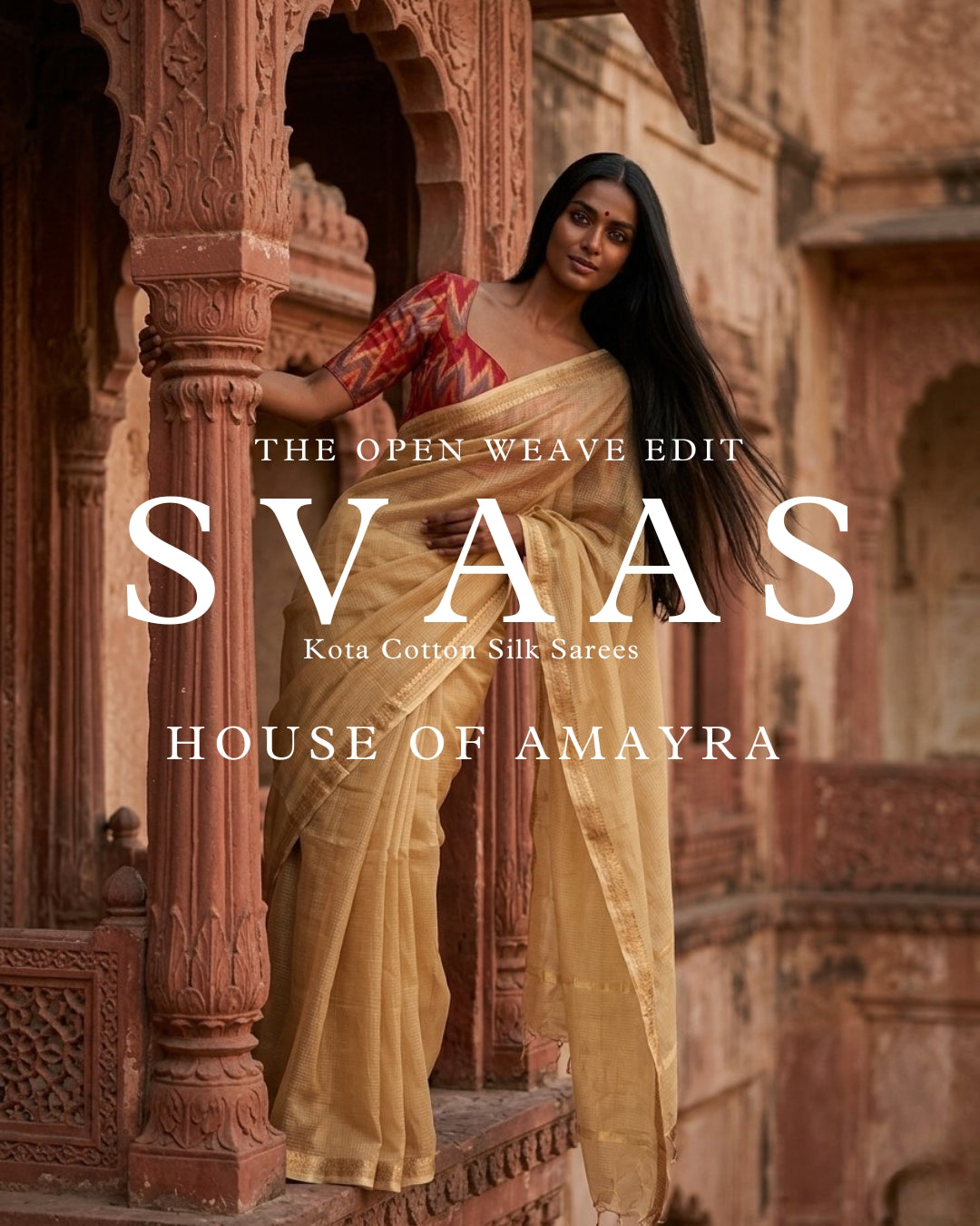 Durga Kota Cotton Silk - Summer Saree - House of Amayra