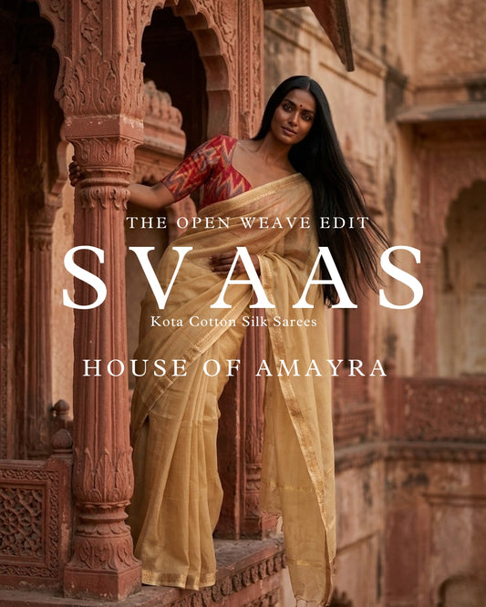 Durga Kota Cotton Silk - Summer Saree - House of Amayra