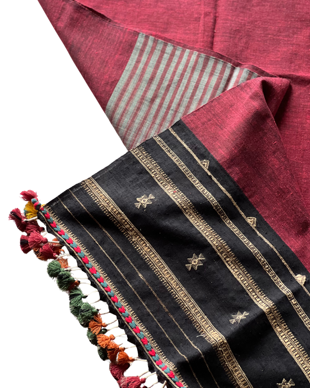 Shyama Kala Cotton Bhujodi Weave Stole DESIGNER EDIT - HOAN