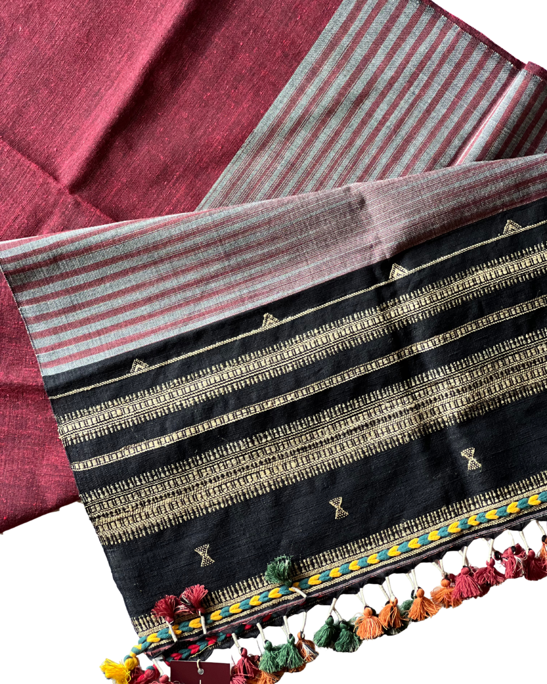 Shyama Kala Cotton Bhujodi Weave Stole DESIGNER EDIT - HOAN