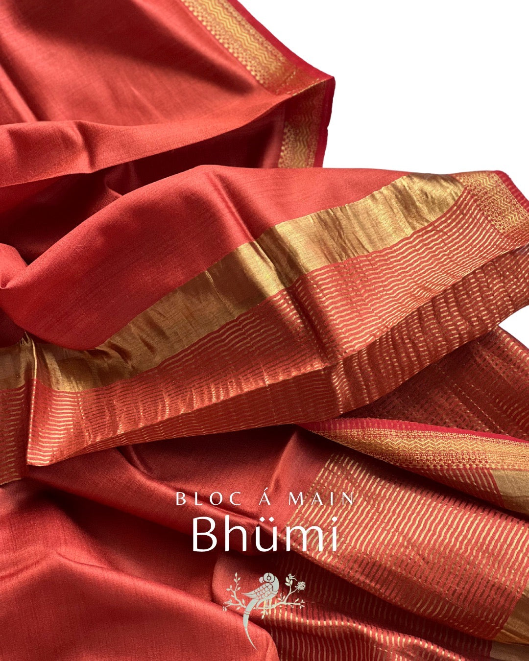 Bhümi Kosa Silk Dupatta - Silk Mark Certified - Asvi Atelier