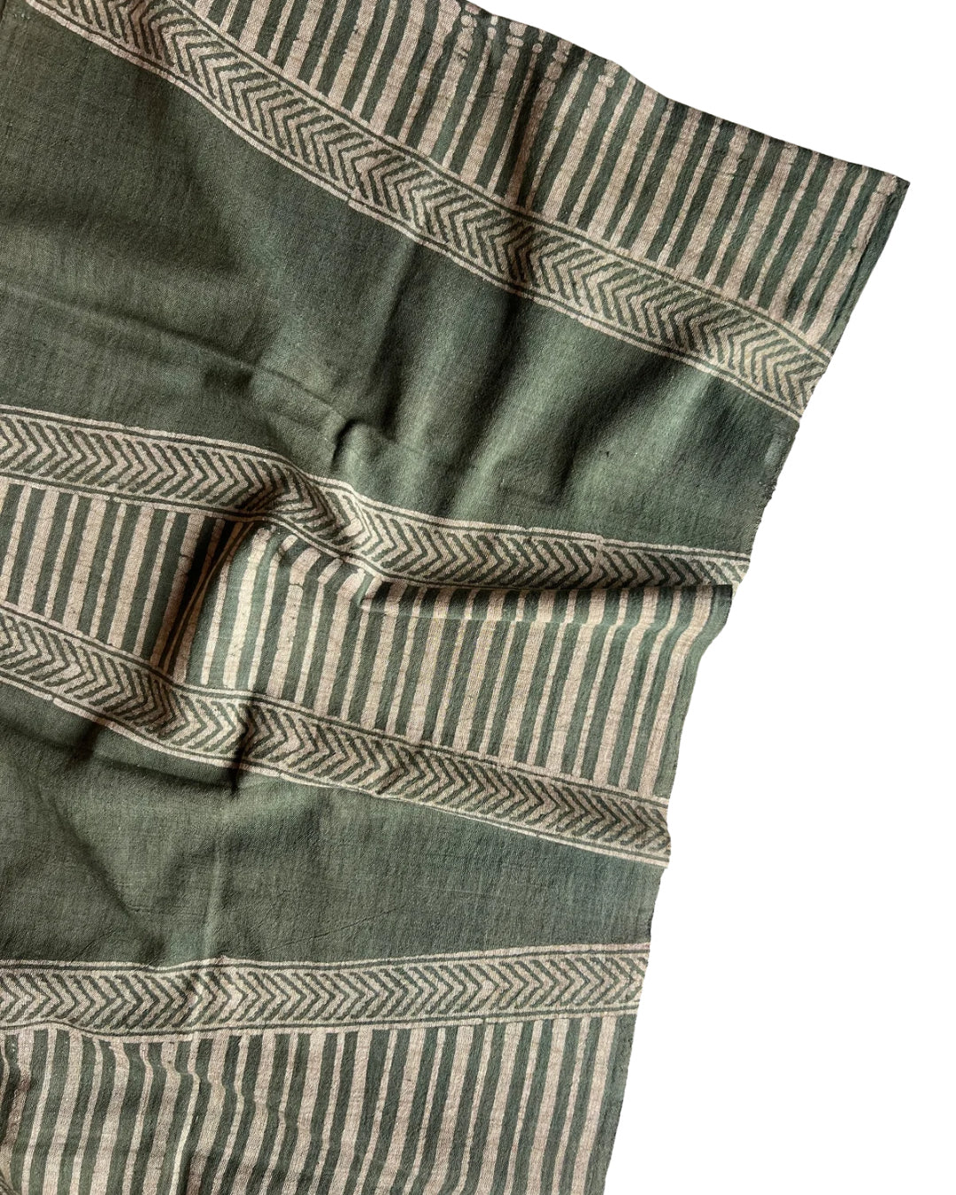 Sea Moss Naturally Dyed Batik Kala Cotton Stole - HOAN