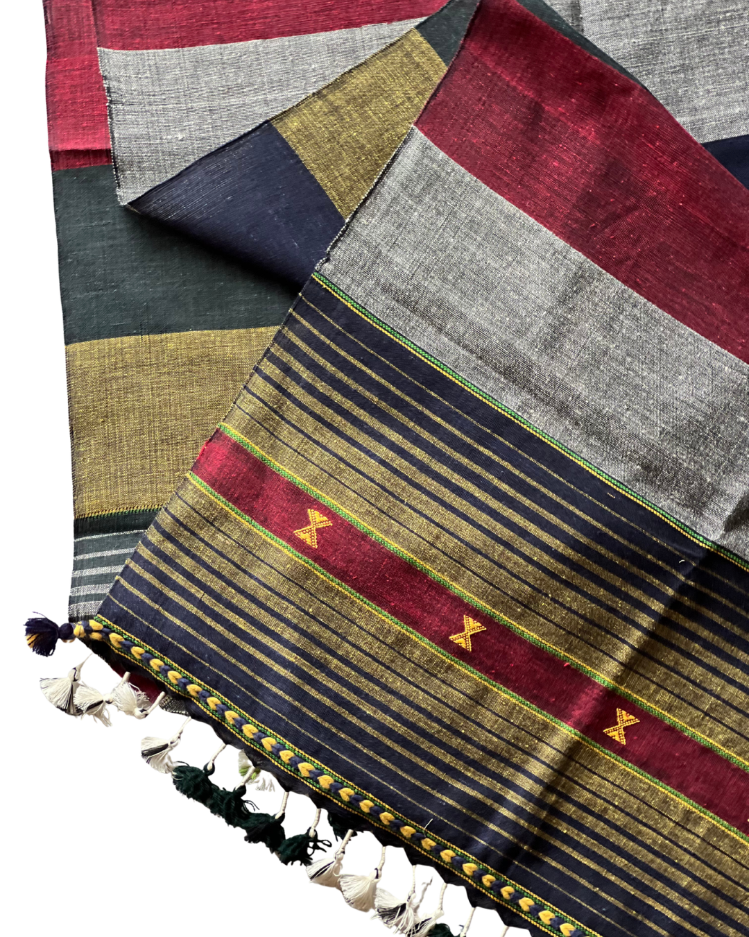 Rama Kala Cotton Bhujodi Weave Stole DESIGNER EDIT - HOAN
