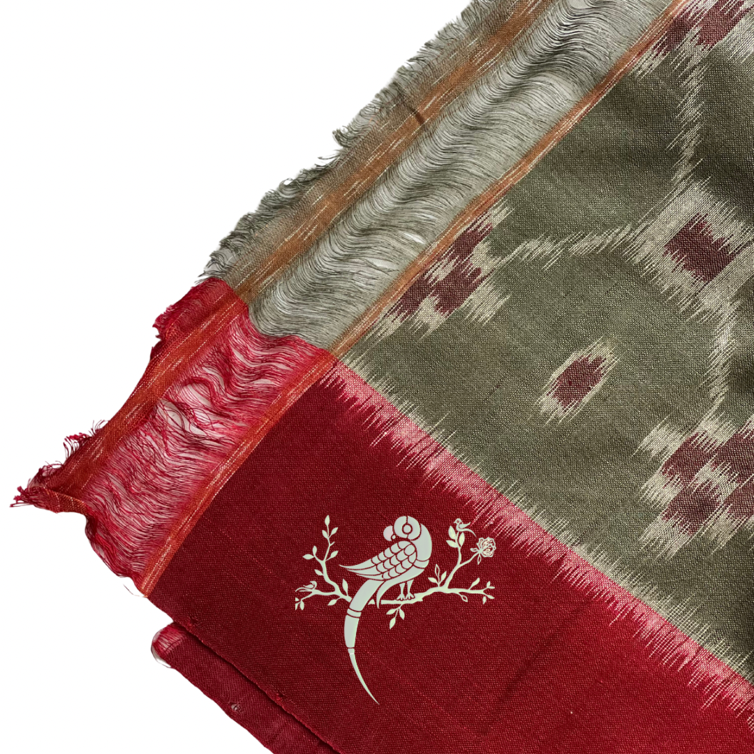 Sajani - The Beloved Sambalpuri Ikat Fabric - Bloc a Main india