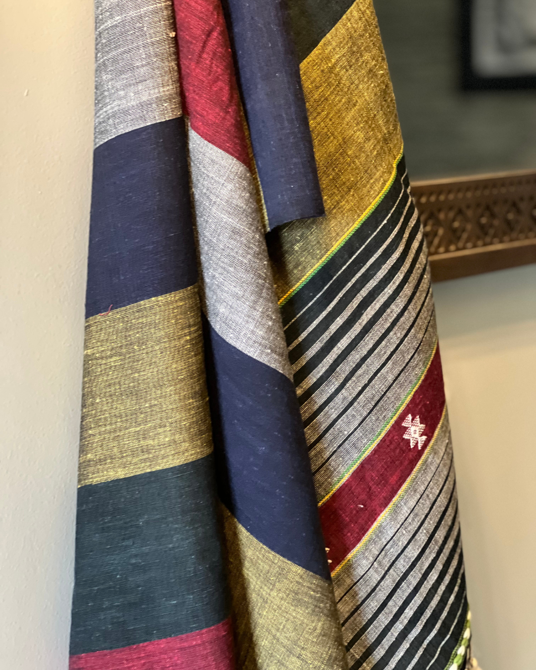 Rama Kala Cotton Bhujodi Weave Stole DESIGNER EDIT - HOAN