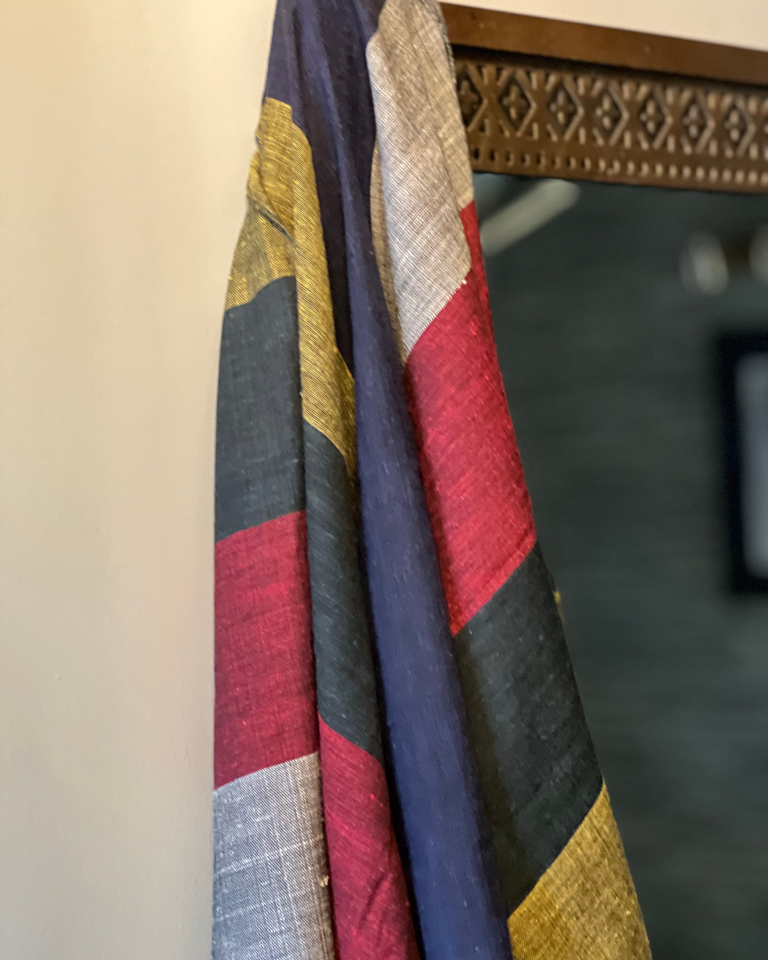 Rama Kala Cotton Bhujodi Weave Stole DESIGNER EDIT - HOAN