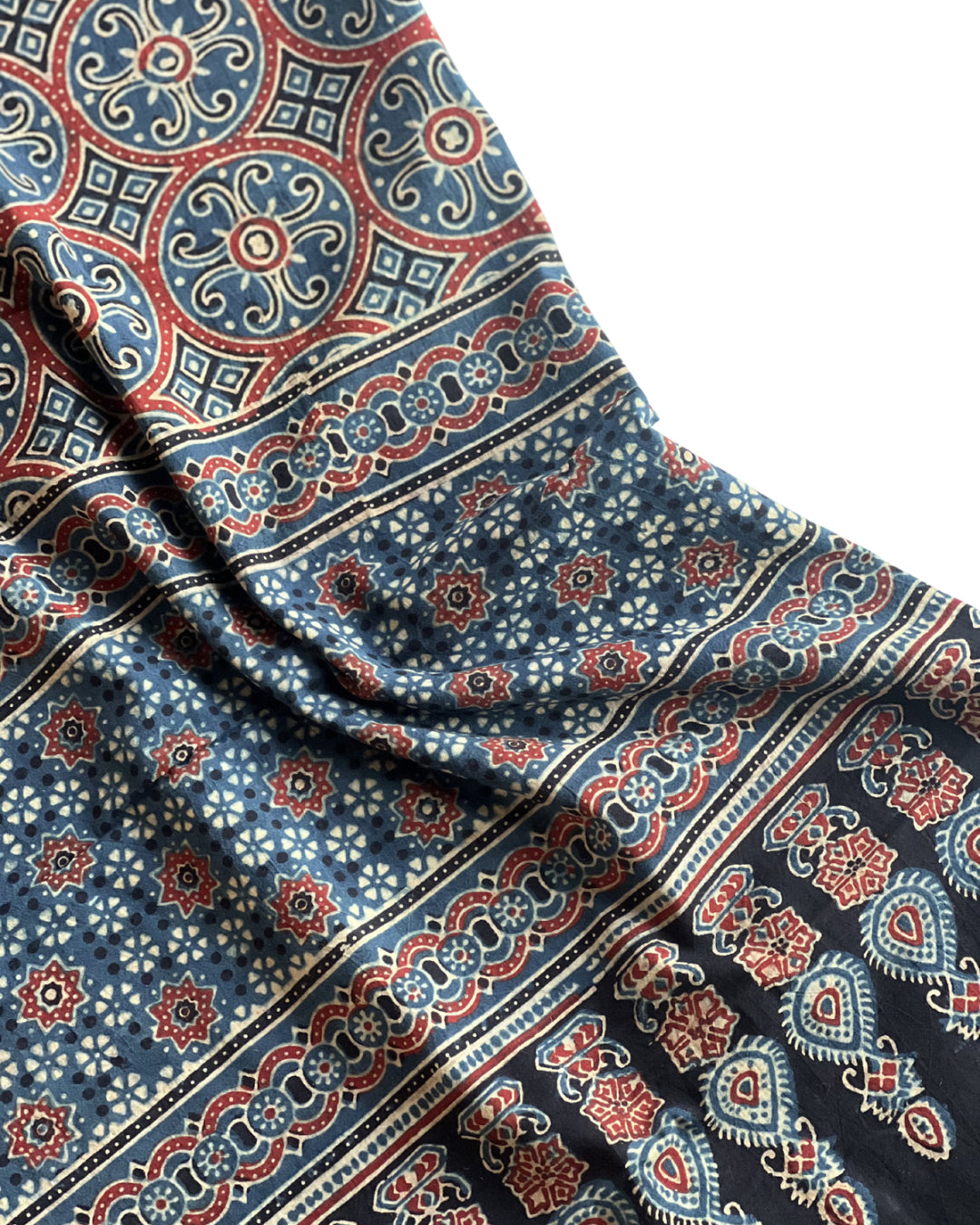 Sitara Naturally Dyed Ajrakh Cotton Dupatta - HOAN