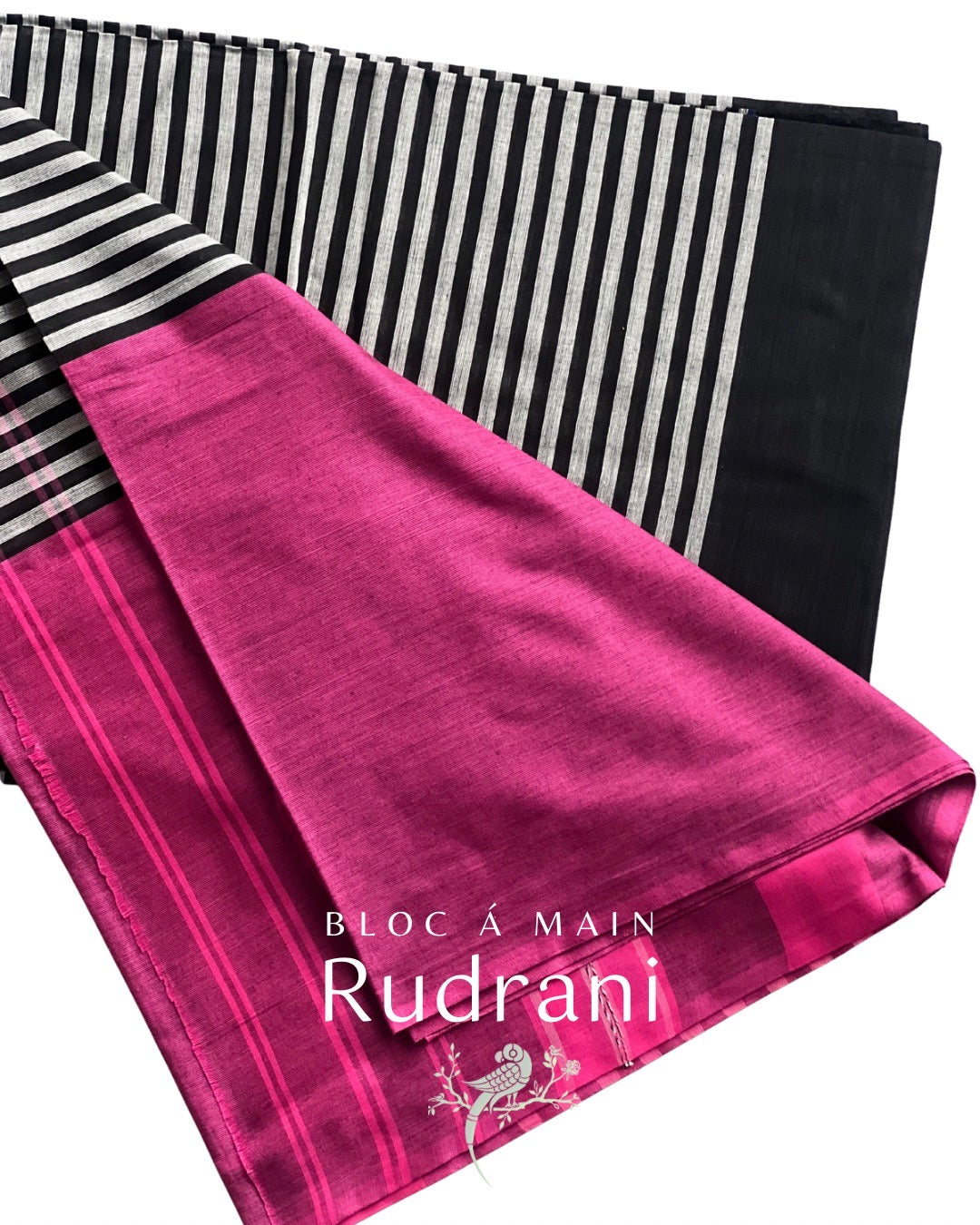 Rudrani Begumpuri Cotton Saree by Asvi Atelier
