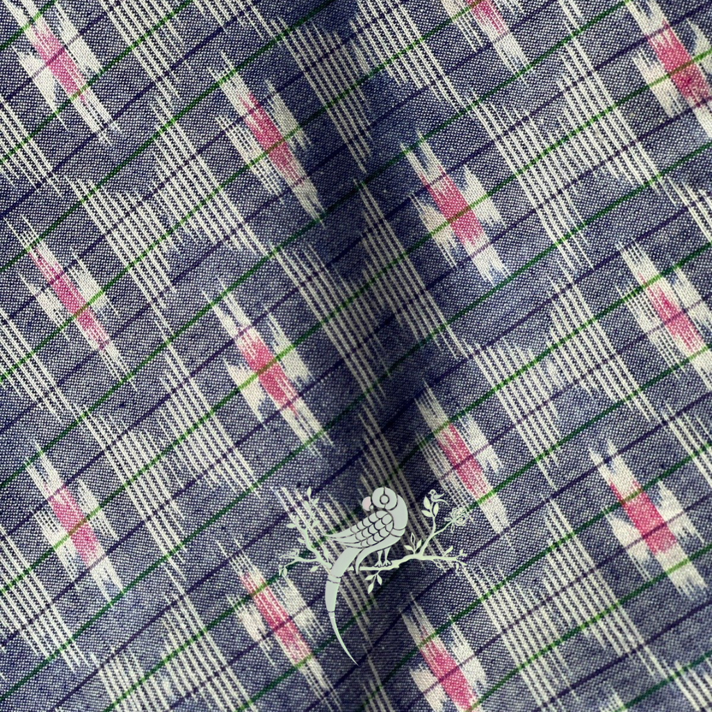 Rasika-The Lover of Art Sambalpuri Ikat Fabric - Bloc a Main India