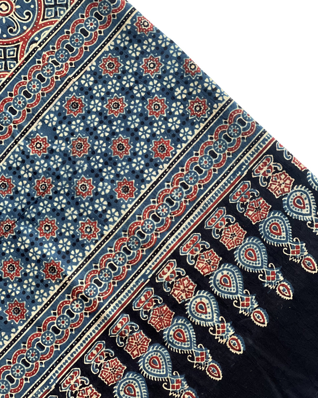 Sitara Naturally Dyed Ajrakh Cotton Dupatta - HOAN