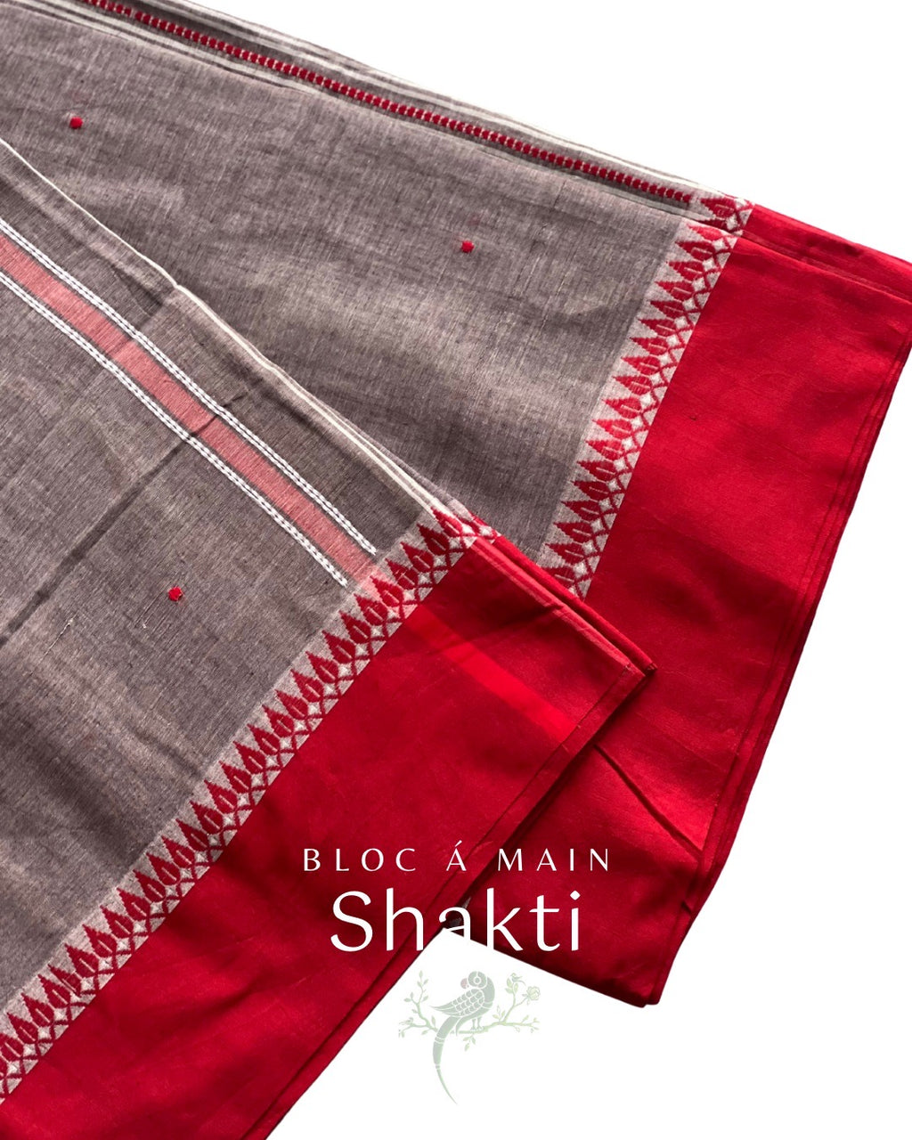 Shakti Begumpuri Cotton Saree by Asvi Atelier