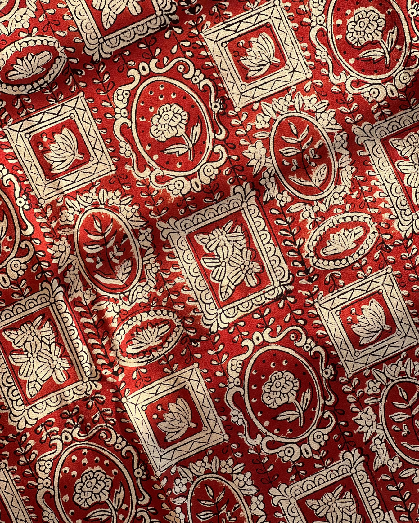 Amara Ajrakh Fabric - Yardage by Asvi Atelier - House of Amayra