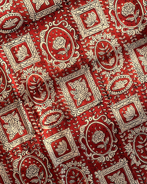 Amara Ajrakh Fabric - Yardage by Asvi Atelier - House of Amayra