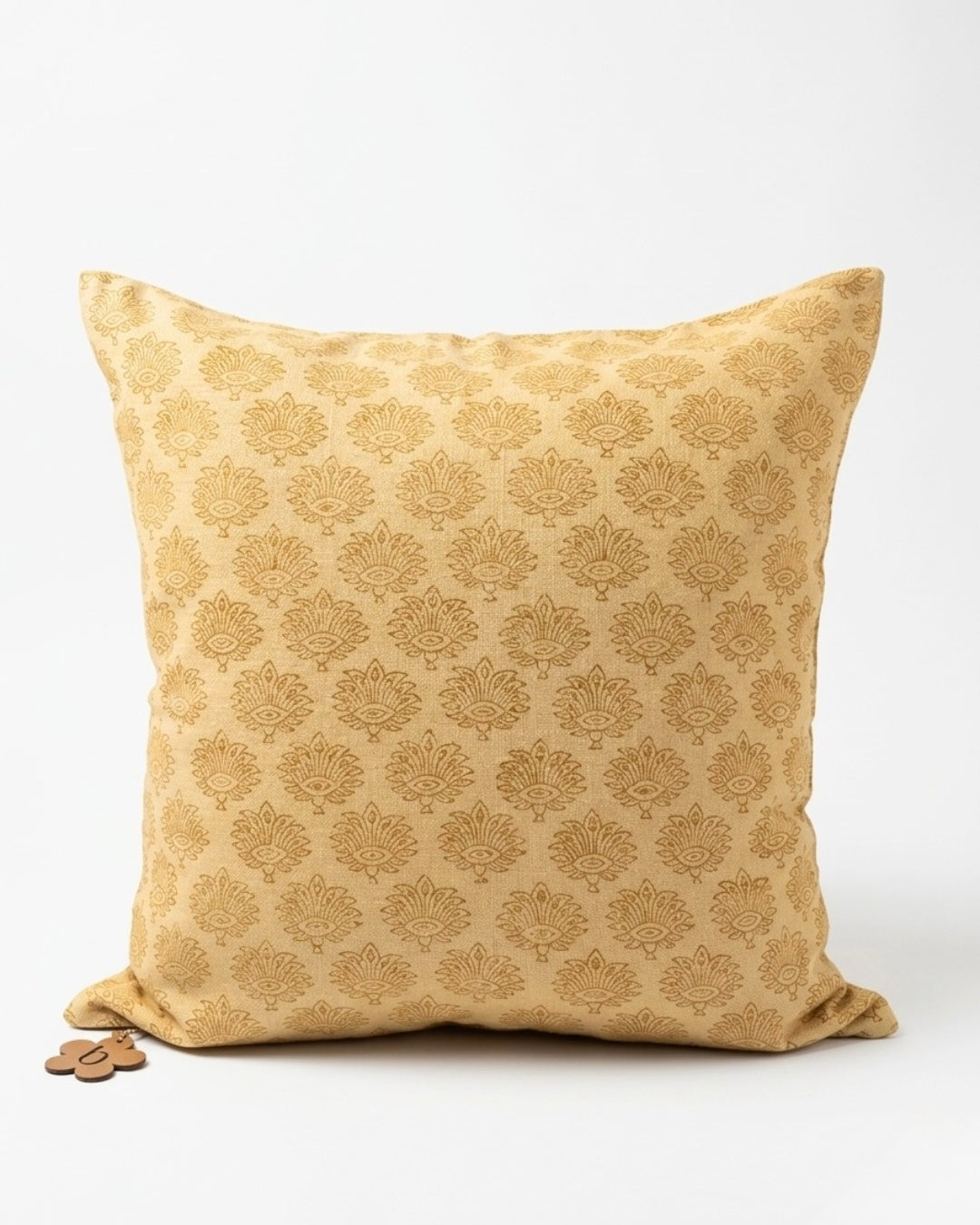 Amer Print Hand Block Cushion Cover - 20X20 inch