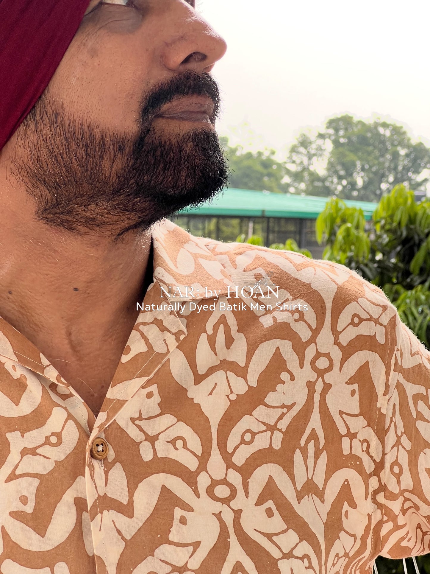 GIRI Naturally Dyed Batik Shirt - COMFORT FIT - HOAN