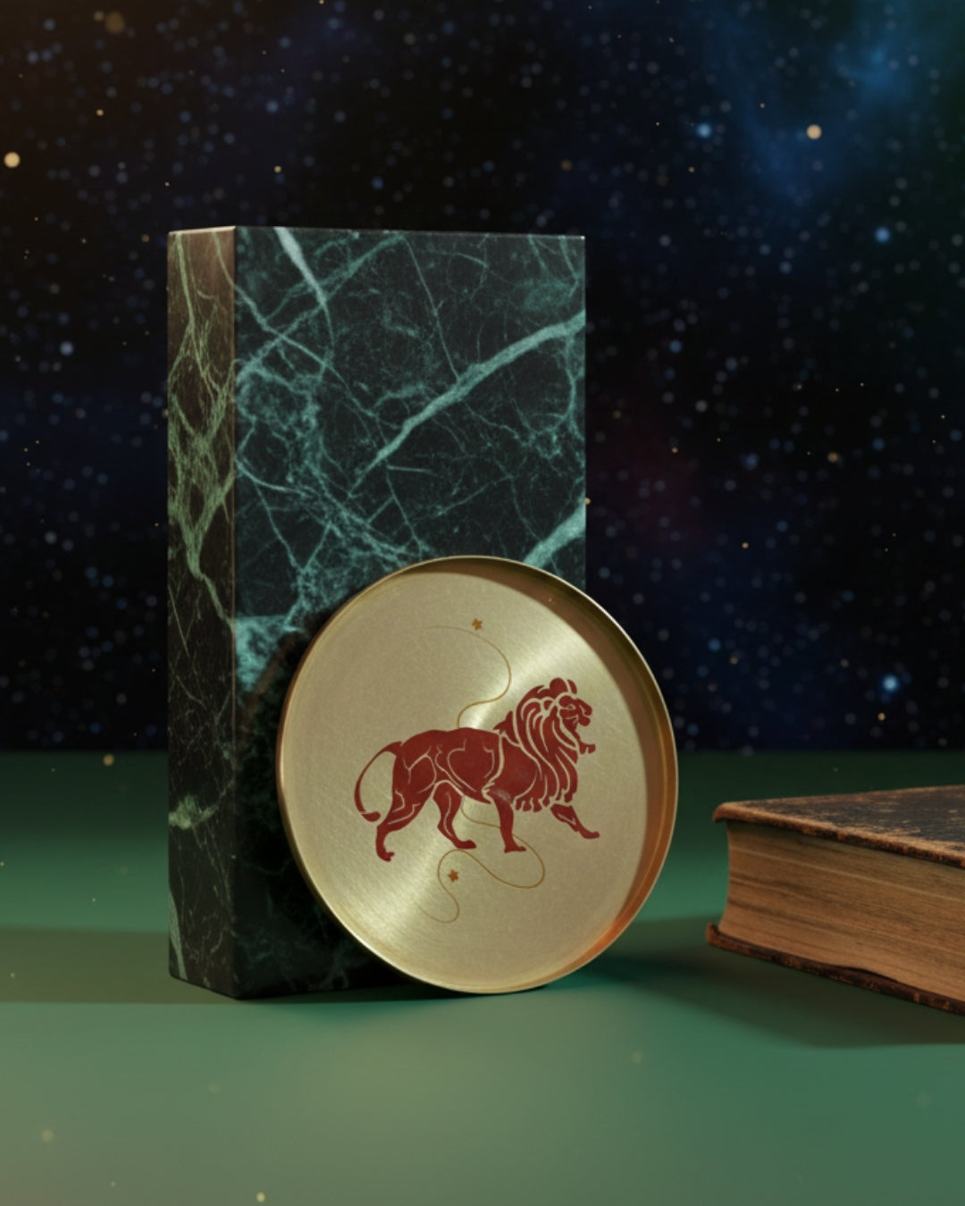 Mercury (Budh) -  Brass Coaster - House of Amayra