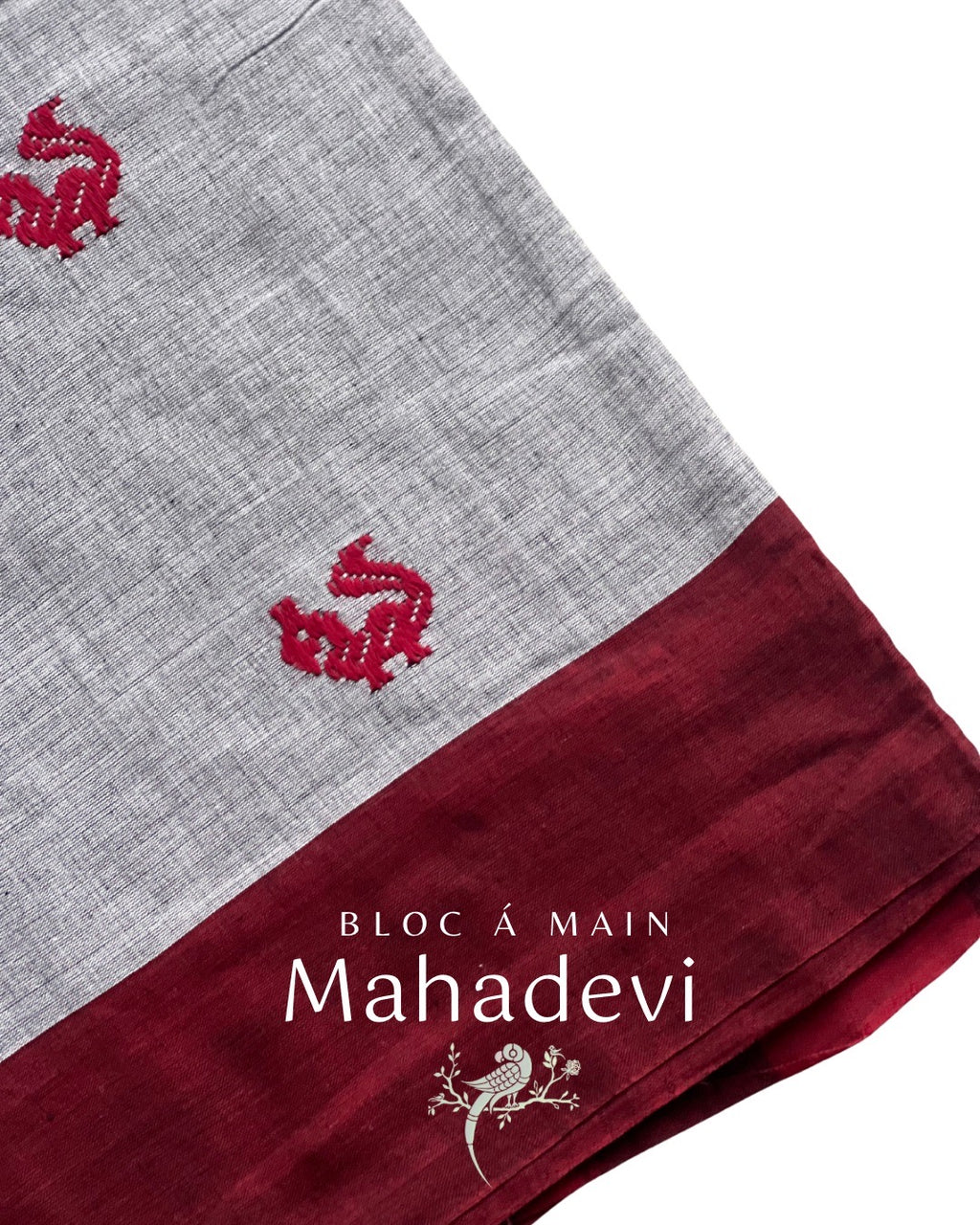 Mahadevi Begumpuri Cotton Saree by Asvi Atelier
