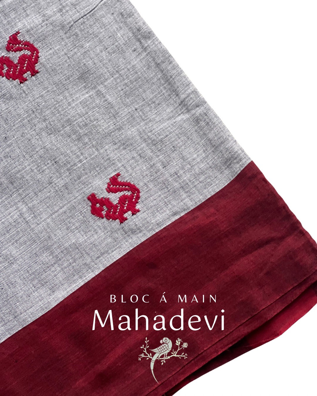 Mahadevi Begumpuri Cotton Saree by Asvi Atelier