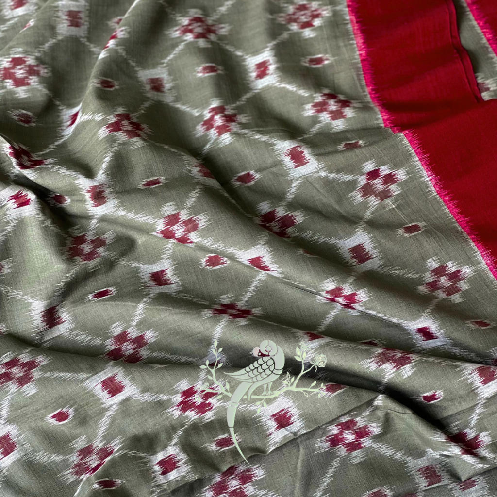 Sajani - The Beloved Sambalpuri Ikat Fabric - Bloc a Main india