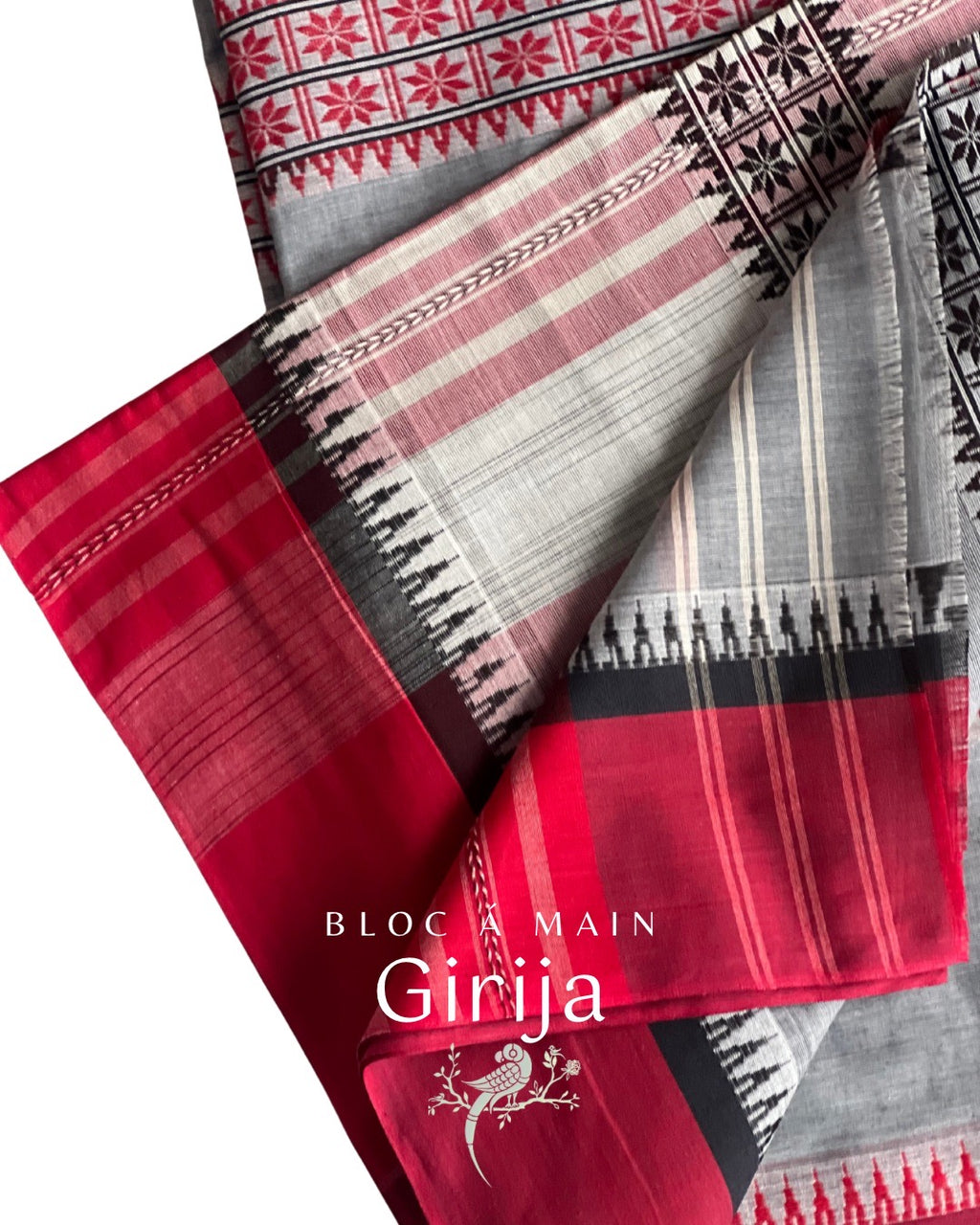 Girija Cotton Begumpuri Saree by Asvi Atelier