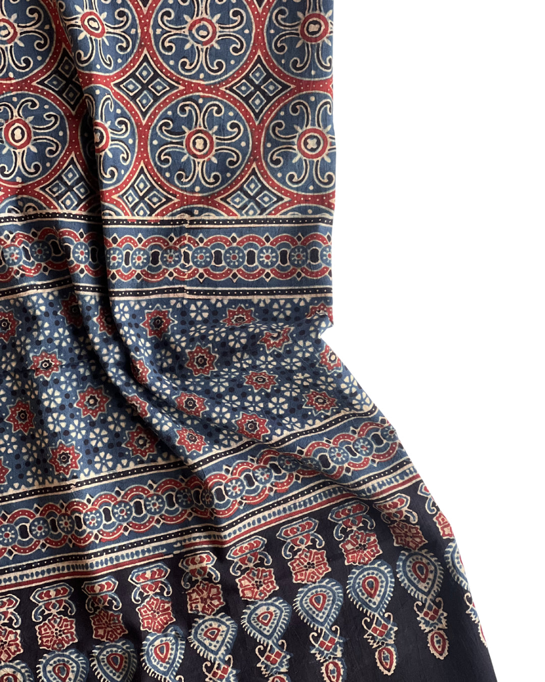 Sitara Naturally Dyed Ajrakh Cotton Dupatta - HOAN