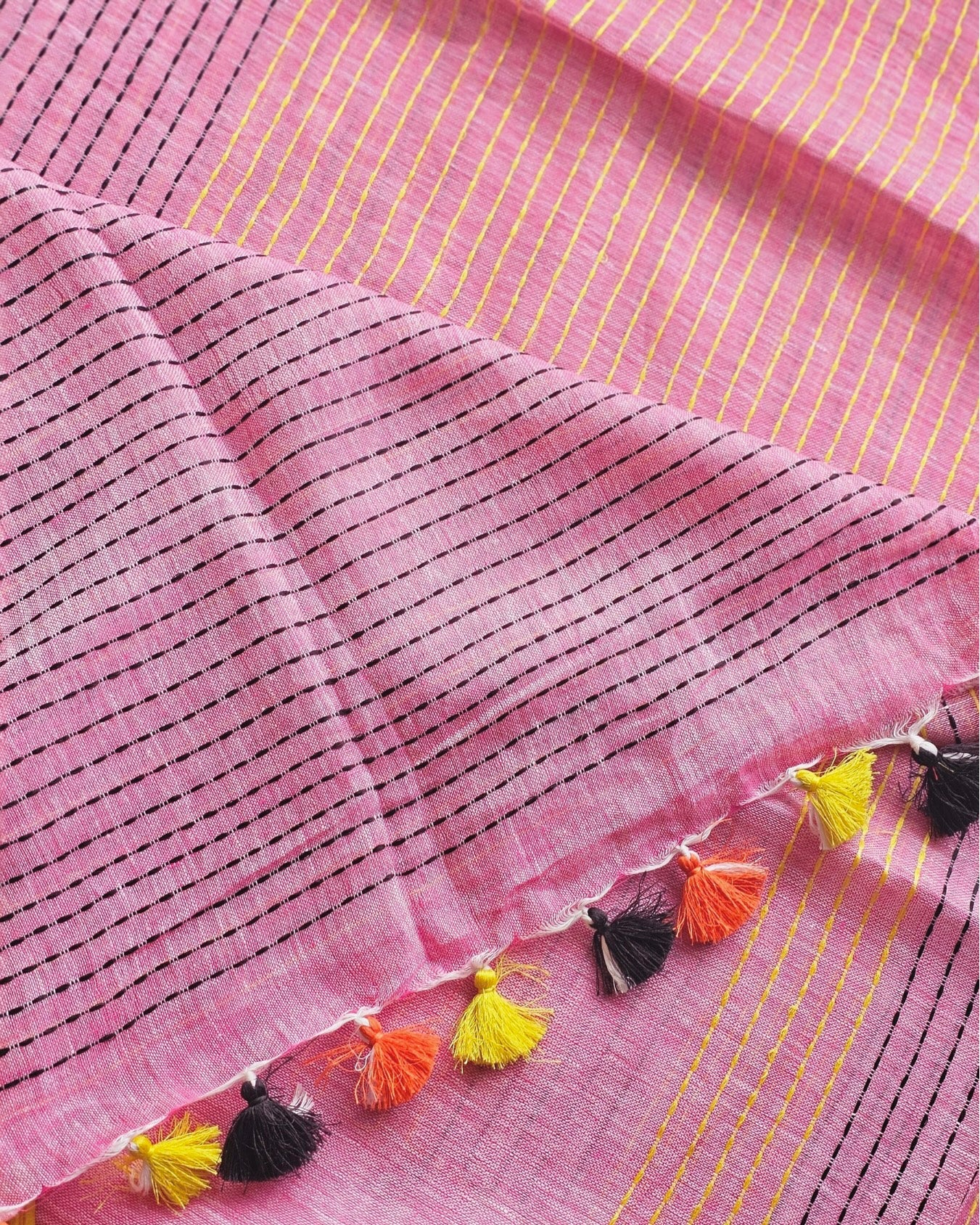 KanthaLinen Saree - House of Amayra
